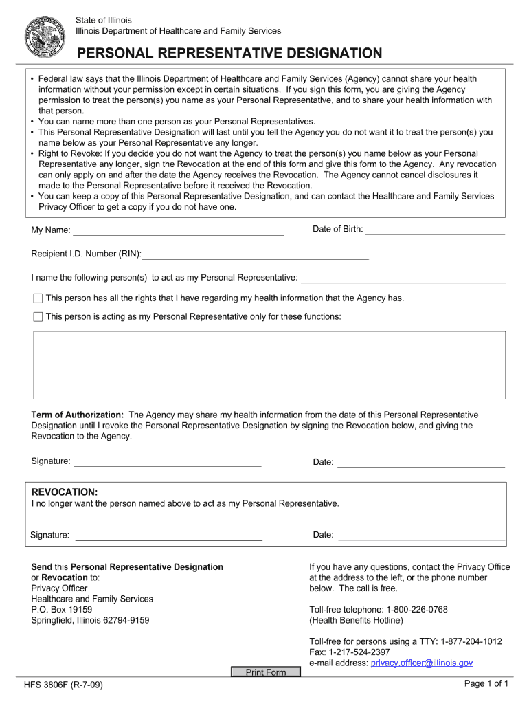 Uhc Designation Of Authorized Representative Form