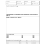 Work Authorization Form Template In Word And Pdf Formats Page 2 Of 2